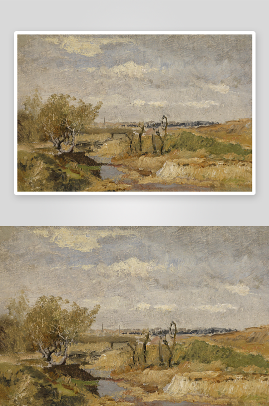 欧式风景画油画装饰画-众图网