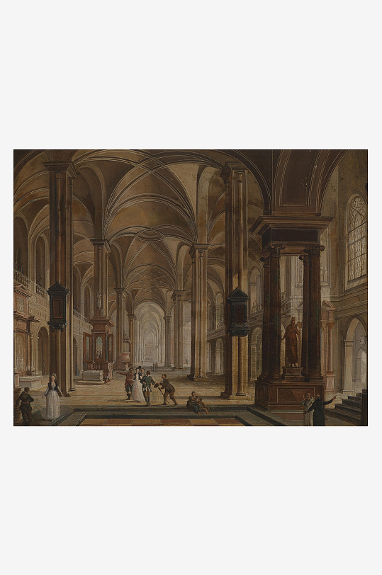 欧式风景画油画装饰画挂画-众图网