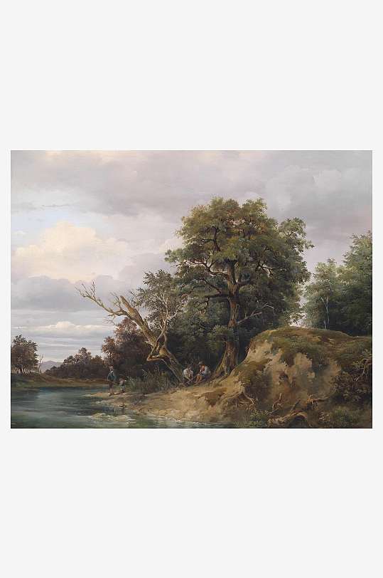 欧式风景画油画装饰画挂画-众图网