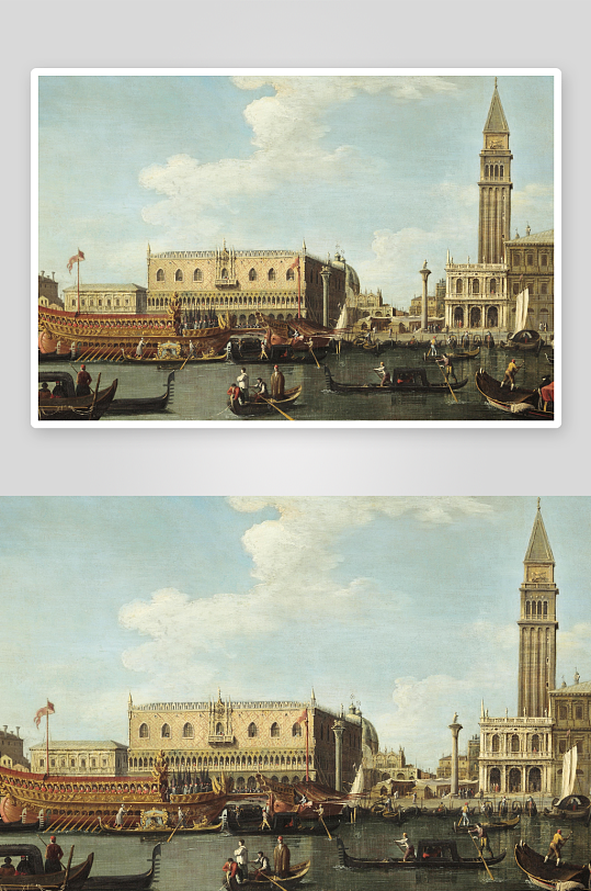 美丽欧式风景画油画装饰画-众图网