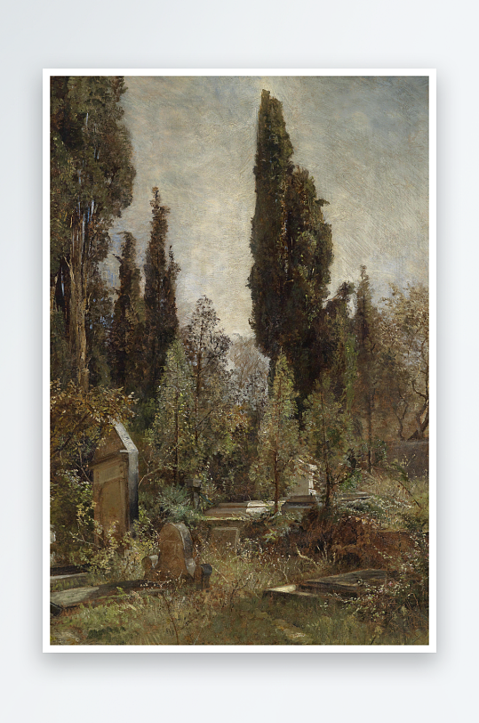 美丽欧式风景画油画装饰画-众图网