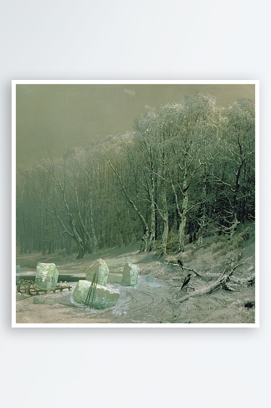 欧式风景画油画装饰画-众图网