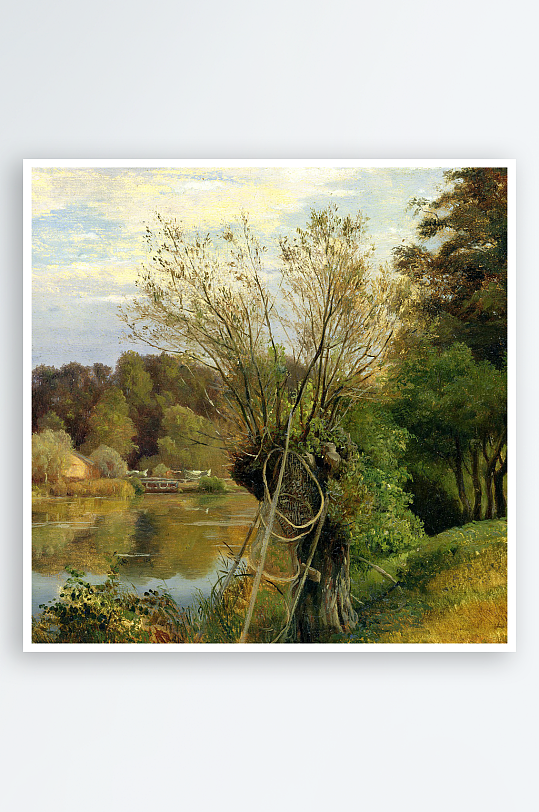 欧式风景画油画装饰画-众图网