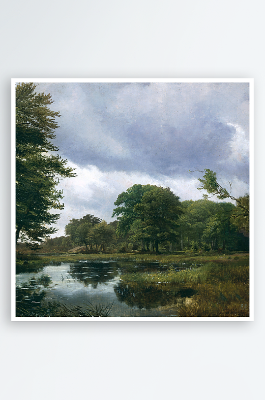 欧式风景画油画装饰画-众图网