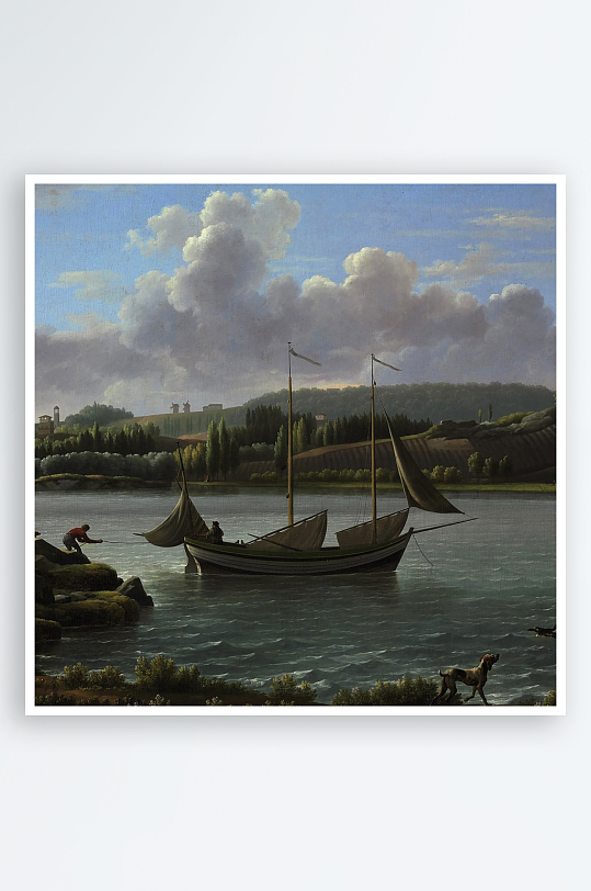 欧式风景画油画装饰画图片-众图网