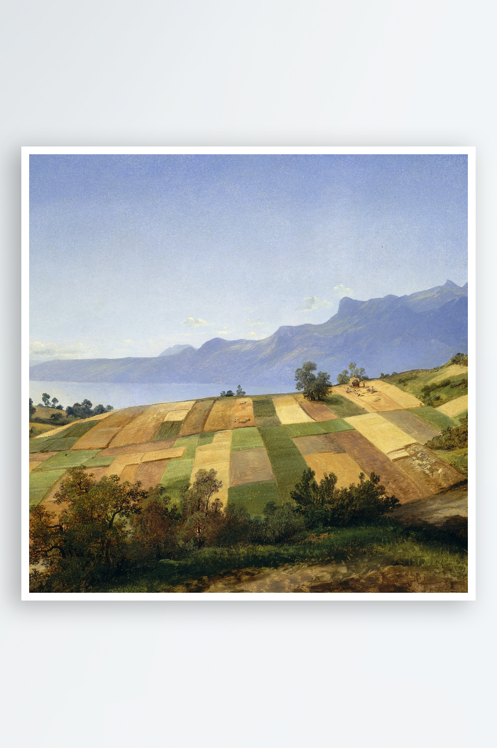高清欧式风景画油画装饰画素材