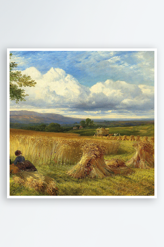 高清欧式风景画油画装饰画-众图网