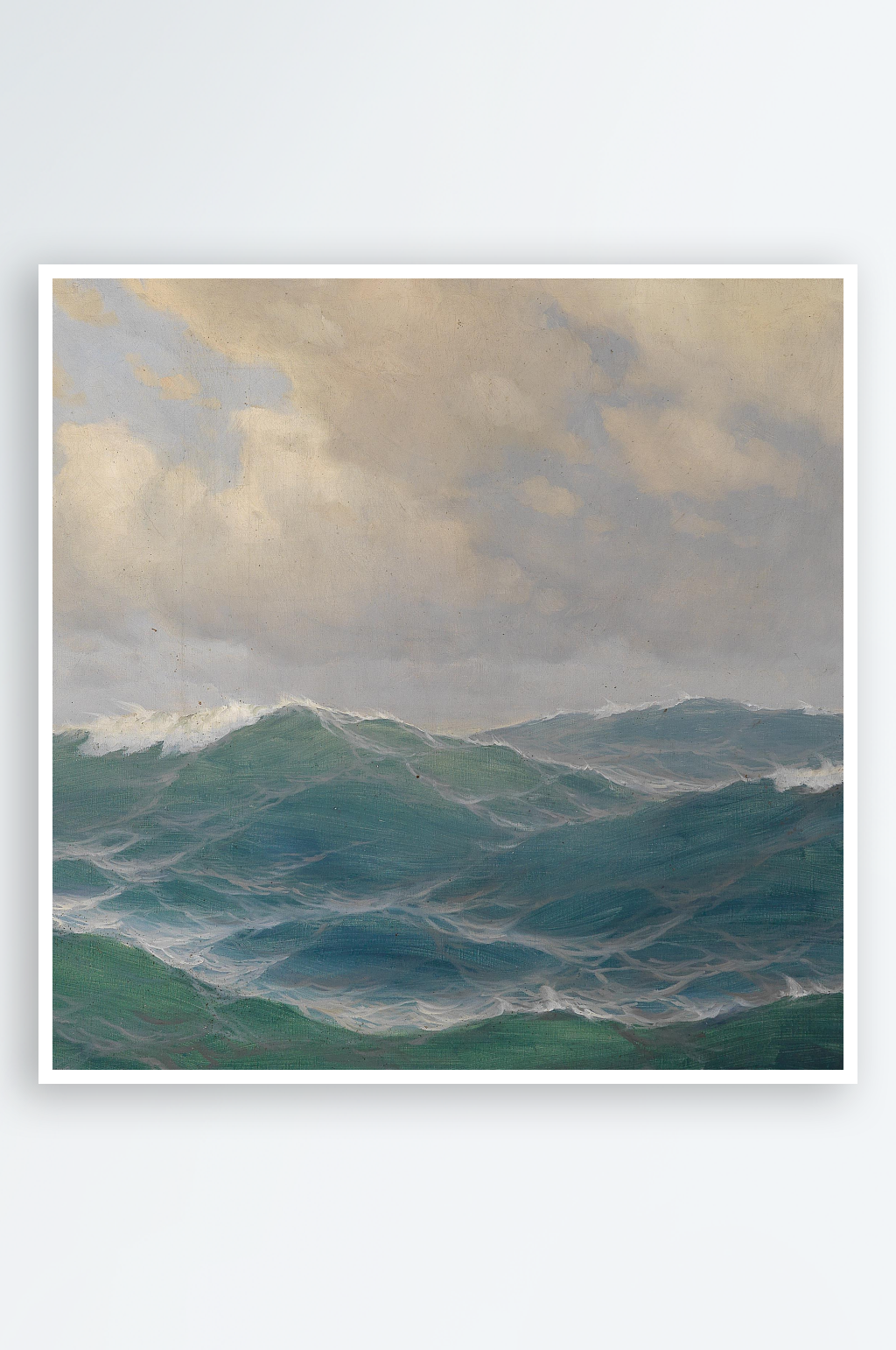 唯美欧式风景画油画装饰画素材