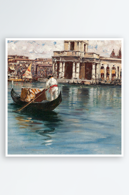 欧式风景画油画装饰画-众图网