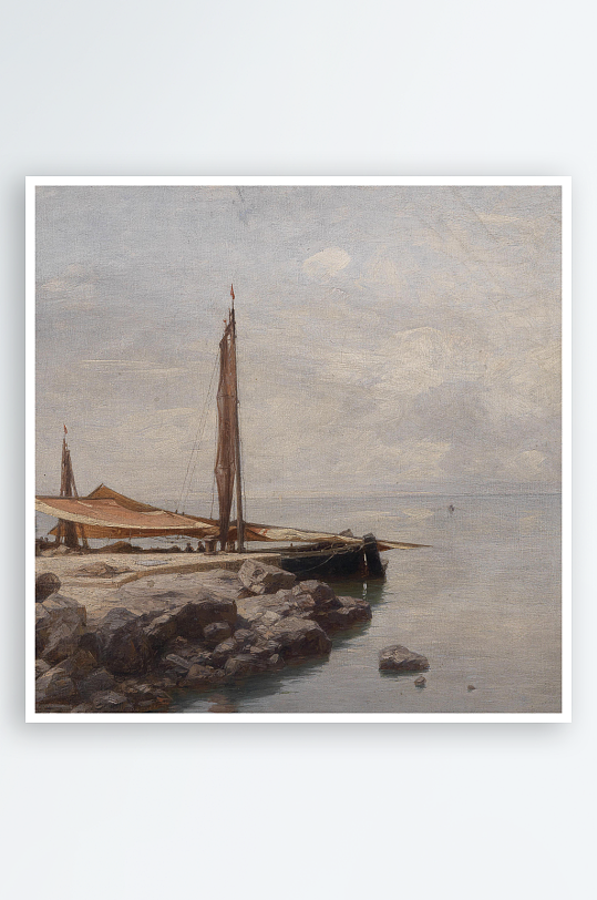 欧式风景画油画装饰画-众图网