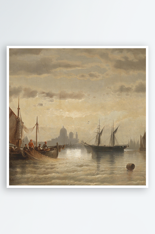 欧式风景画油画装饰画-众图网