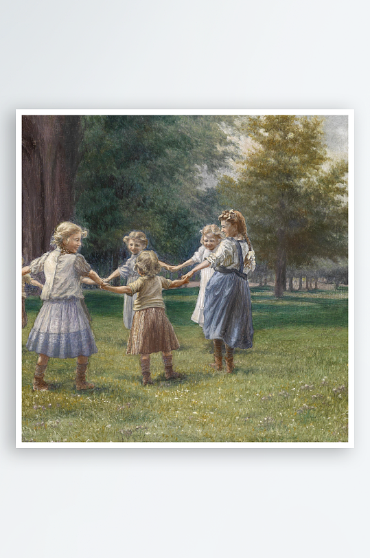 欧式风景画油画装饰画-众图网