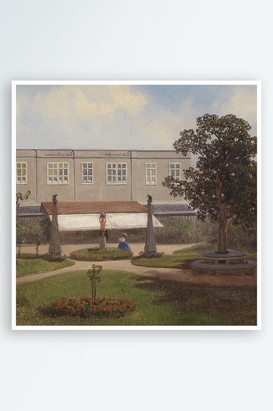 欧式风景画油画挂画-众图网