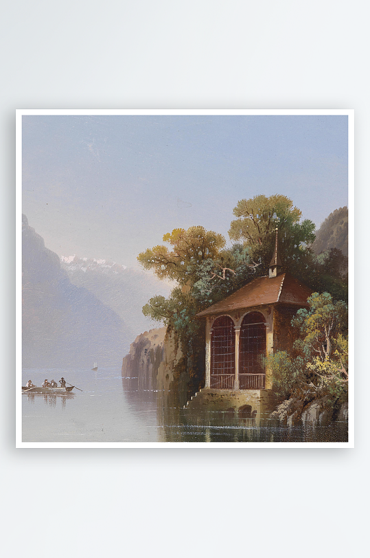 欧式风景画油画挂画-众图网