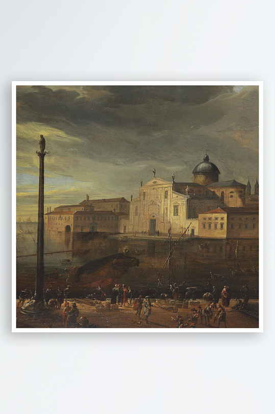 欧式风景画油画挂画-众图网