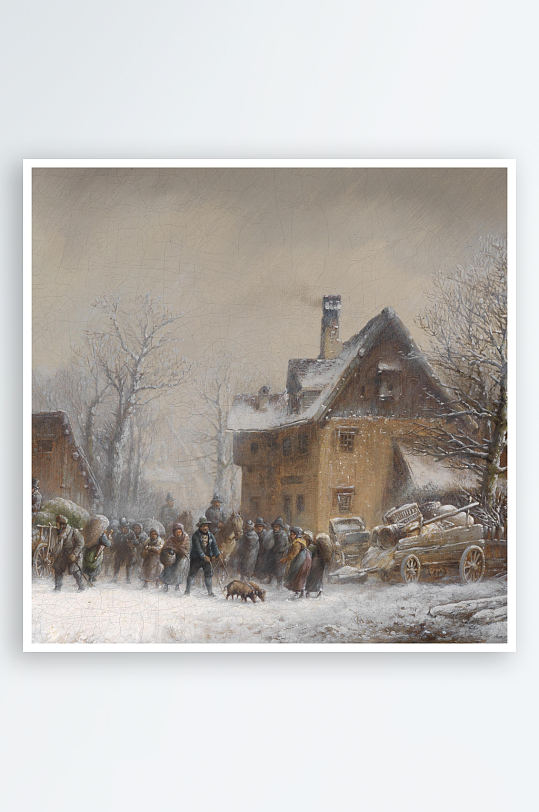 欧式风景画油画挂画-众图网