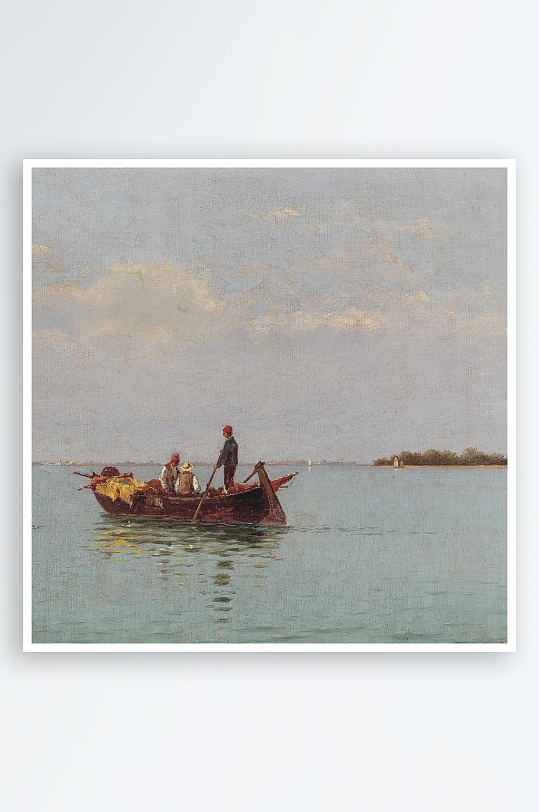 欧式风景画油画装饰画-众图网