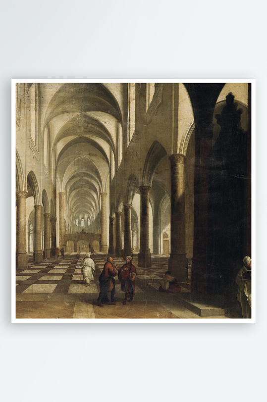 欧式风景画油画装饰画-众图网