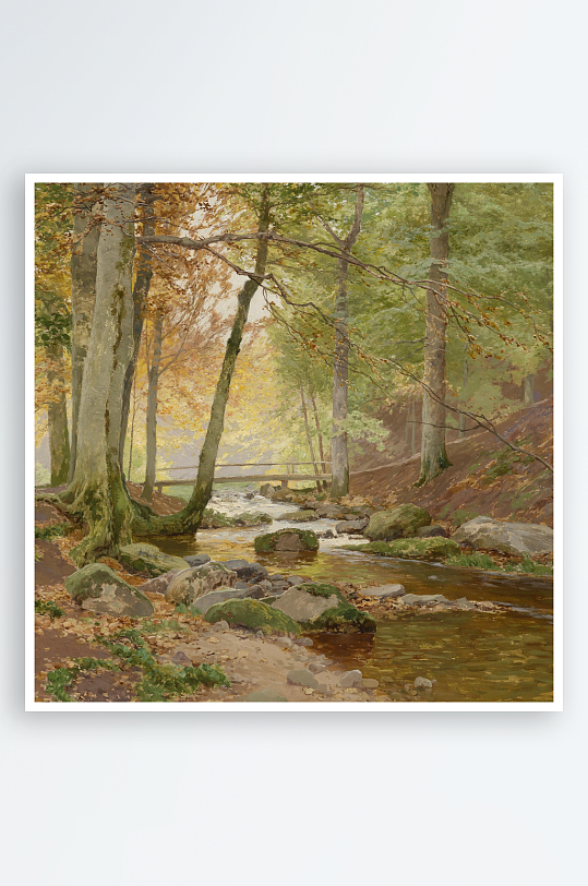 欧式风景画油画装饰画-众图网