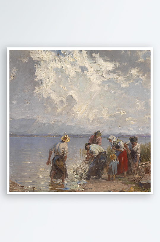 欧式风景画油画装饰画-众图网