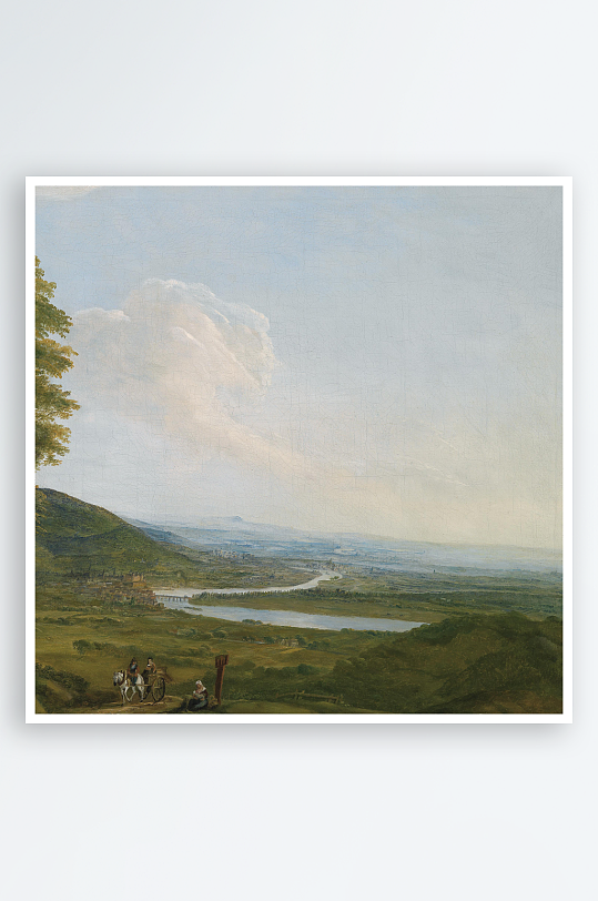 欧式风景画油画装饰画-众图网