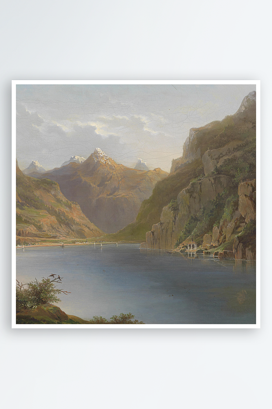 欧式风景画油画装饰画-众图网