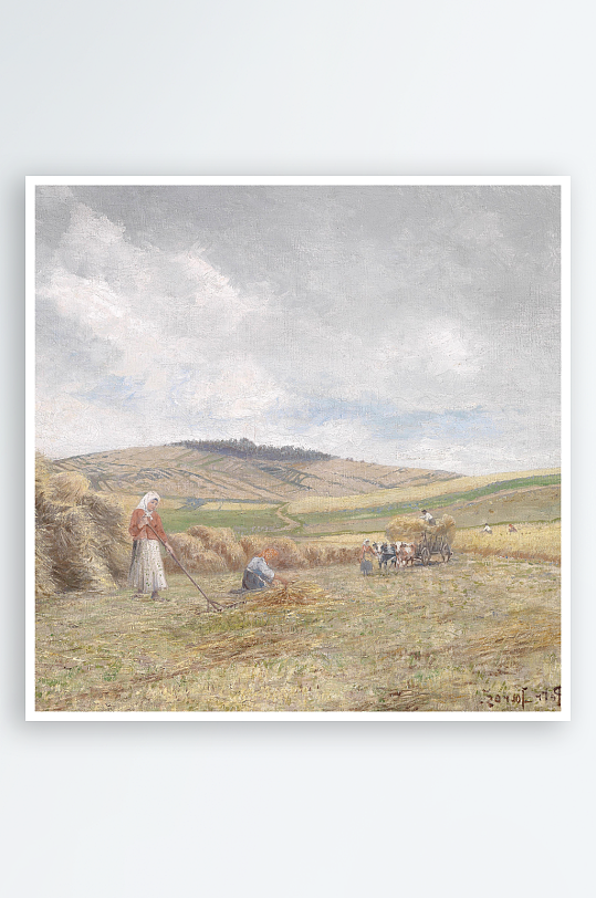 大气欧式风景画油画装饰画-众图网