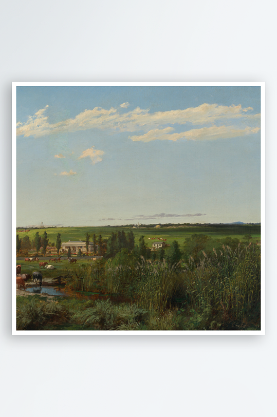 欧式风景画油画装饰画-众图网