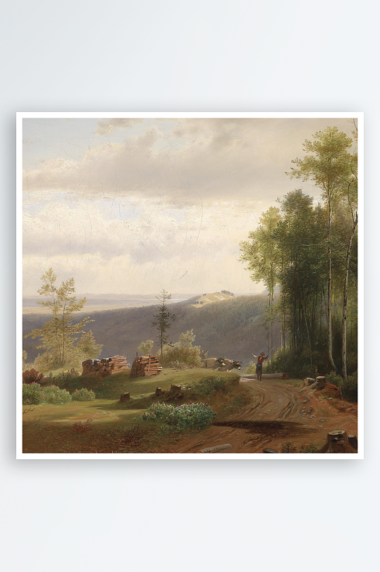 欧式风景画油画装饰画挂画-众图网