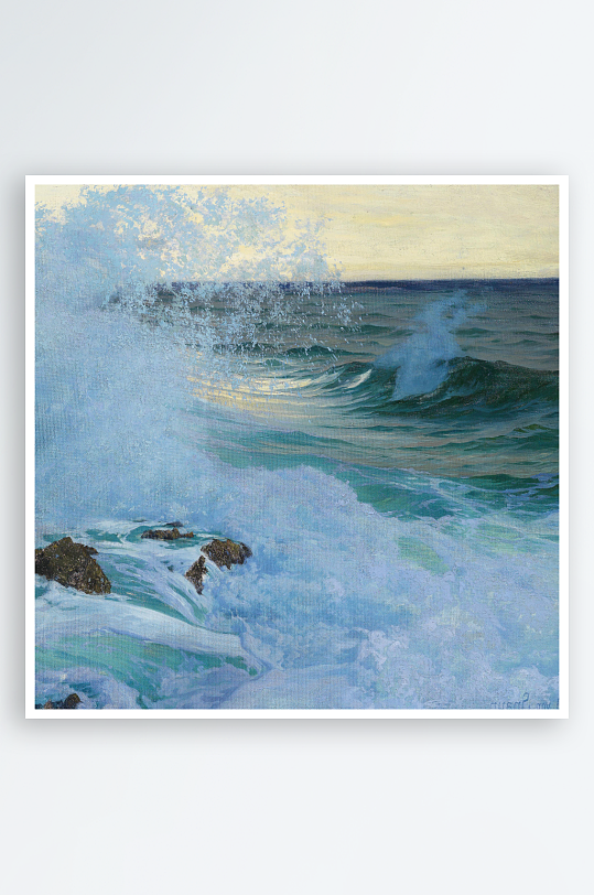 欧式风景画油画装饰画挂画-众图网