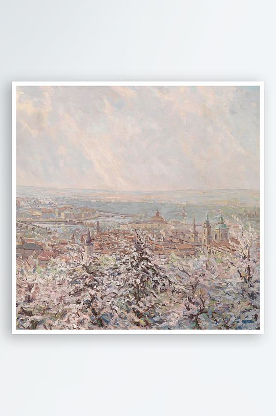 欧式风景画油画装饰画挂画-众图网