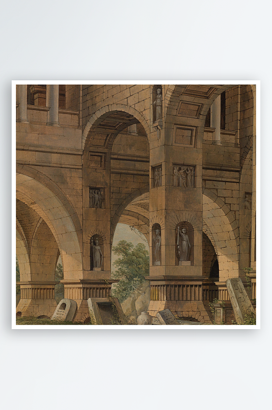 欧式风景画油画装饰画挂画-众图网