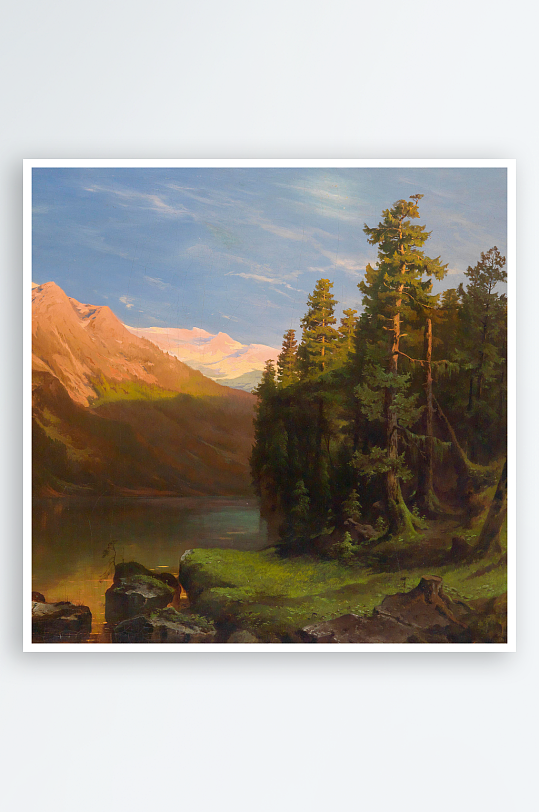 欧式风景画油画装饰画挂画-众图网