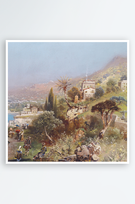 欧式风景画油画装饰画挂画-众图网
