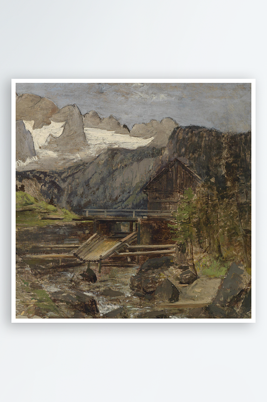 欧式风景画油画装饰画挂画-众图网