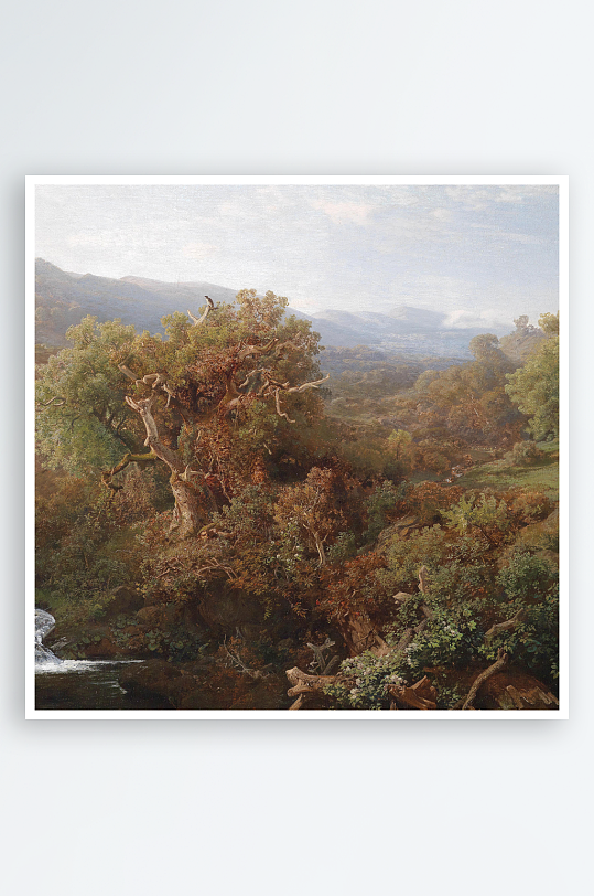 欧式风景画油画装饰画-众图网