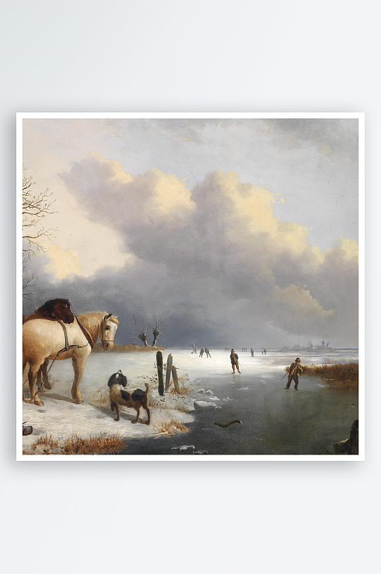 欧式风景画油画装饰画-众图网