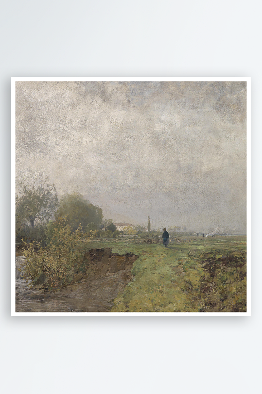 欧式风景画油画装饰画-众图网