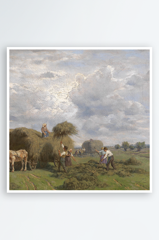 高清欧式风景画油画装饰画-众图网