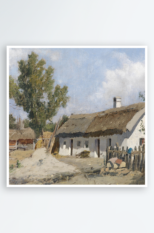 欧式风景画油画装饰画-众图网