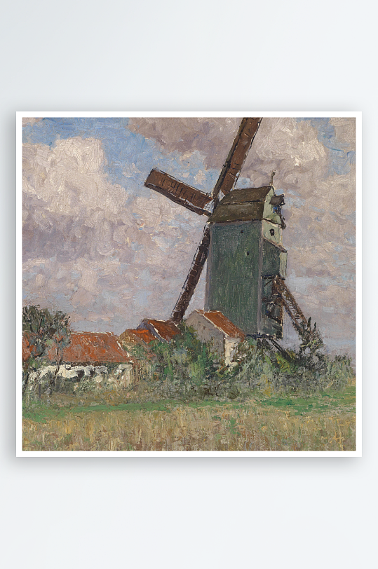 欧式风景画油画装饰画图片-众图网