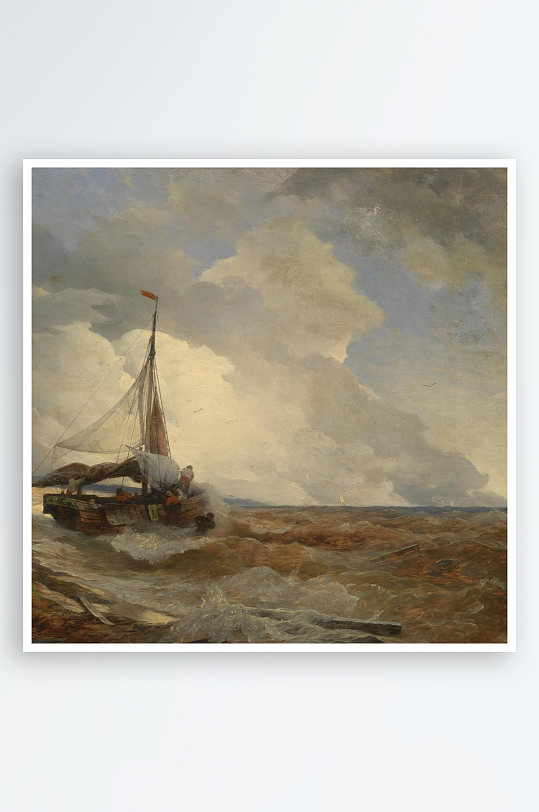 大气欧式风景画油画装饰画-众图网