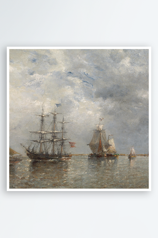 大气欧式风景画油画装饰画-众图网