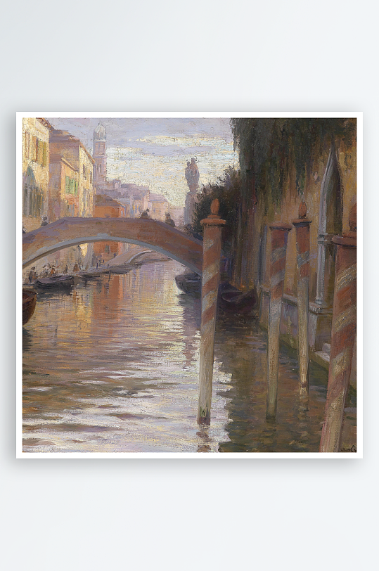 欧式风景画油画装饰画-众图网