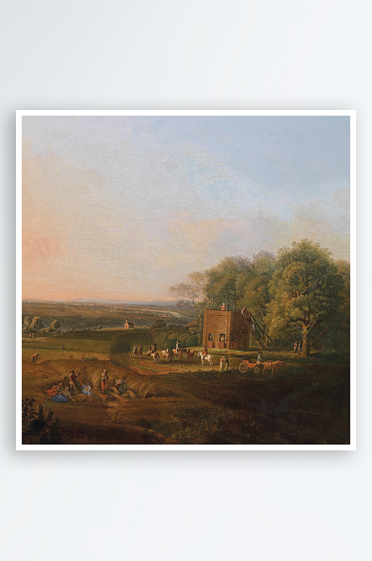 欧式风景画油画装饰画-众图网