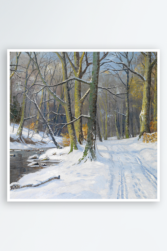 欧式风景画油画装饰画-众图网