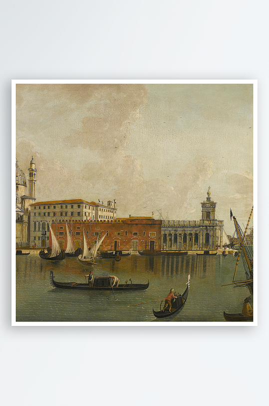 大气欧式风景画油画装饰画-众图网