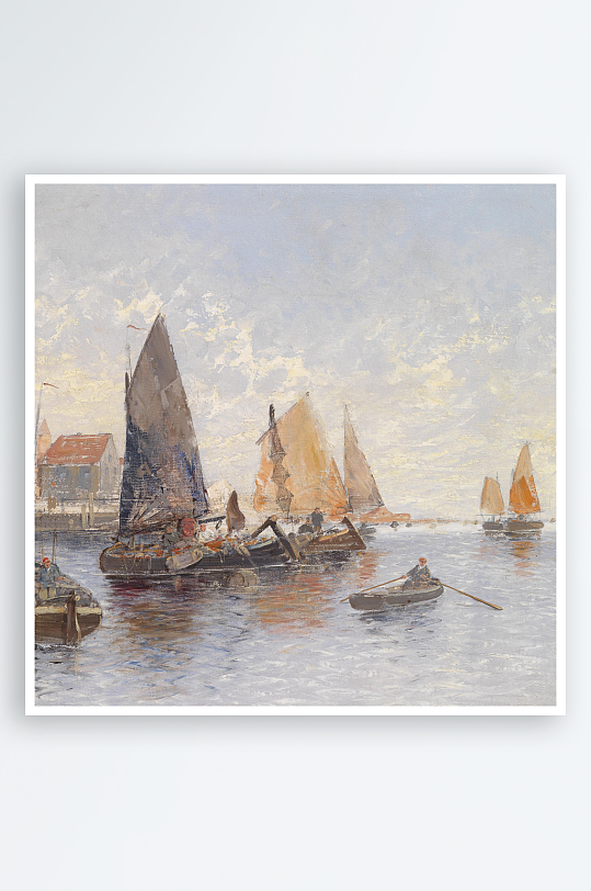 欧式风景画油画装饰画挂画-众图网