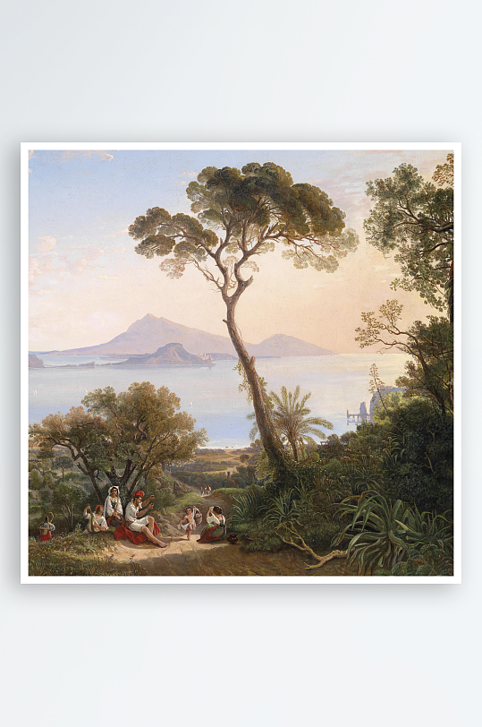 欧式风景画油画装饰画挂画-众图网