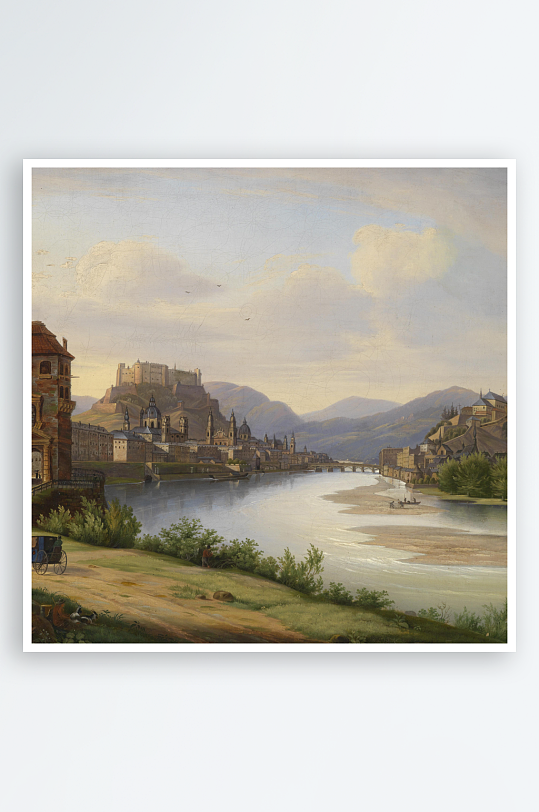 欧式风景画油画装饰画挂画-众图网